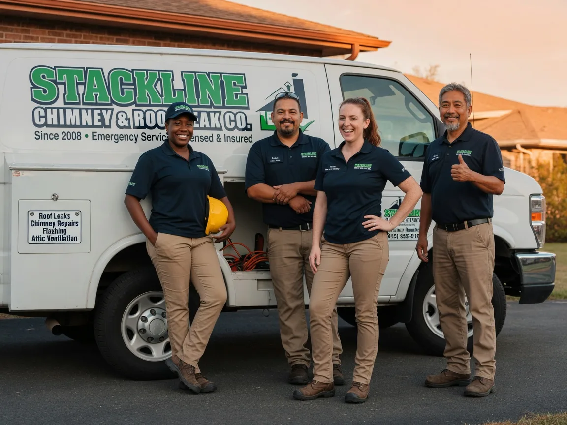 Chimney flashing repair company in Monee, IL